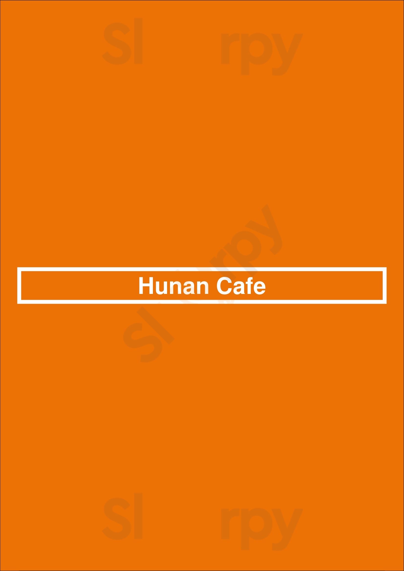 Hunan Cafe Alexandria Menu - 1