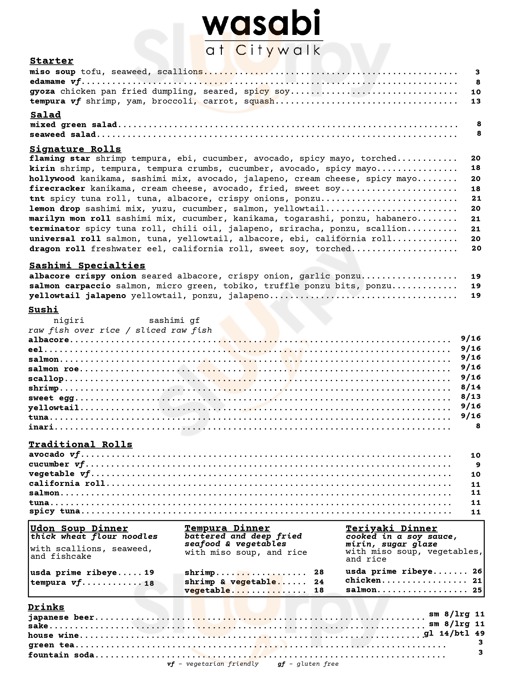 Main Menu - Panda Inn