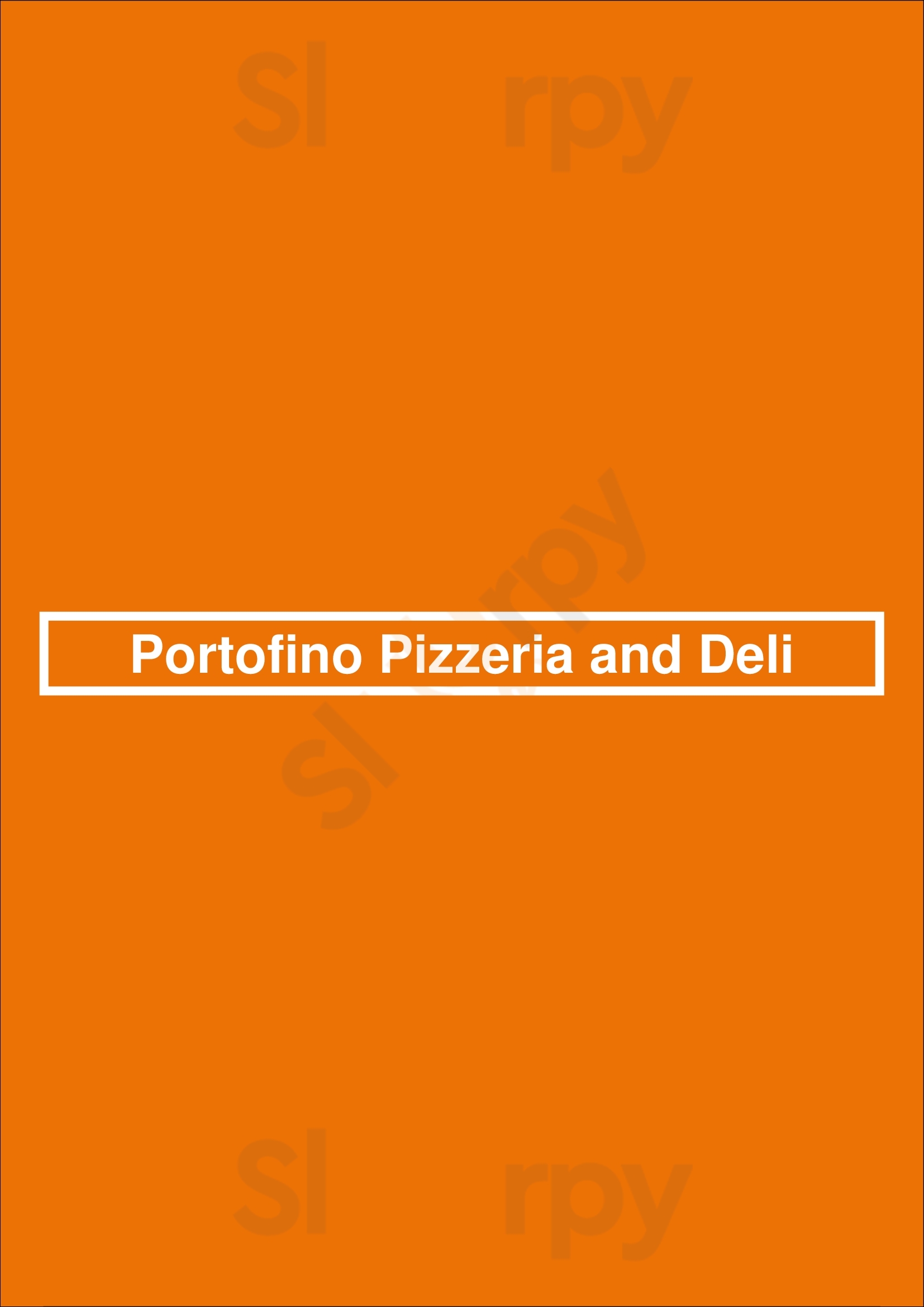 Portofino Pizzeria And Deli Long Beach Menu - 1