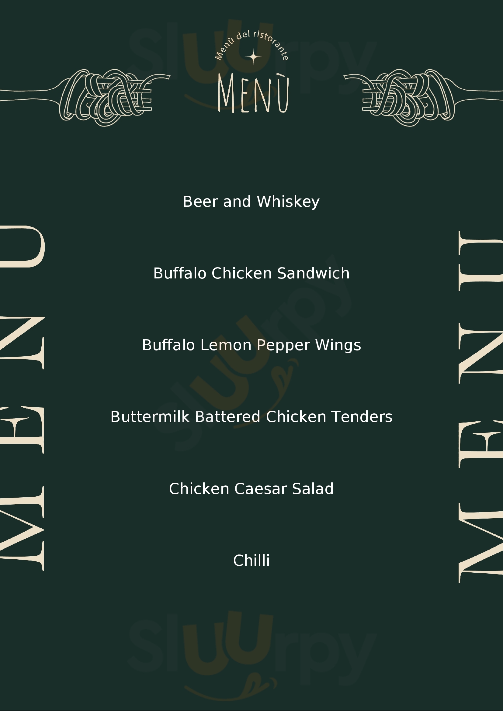 Menu Fuudies - Parkway Tavern