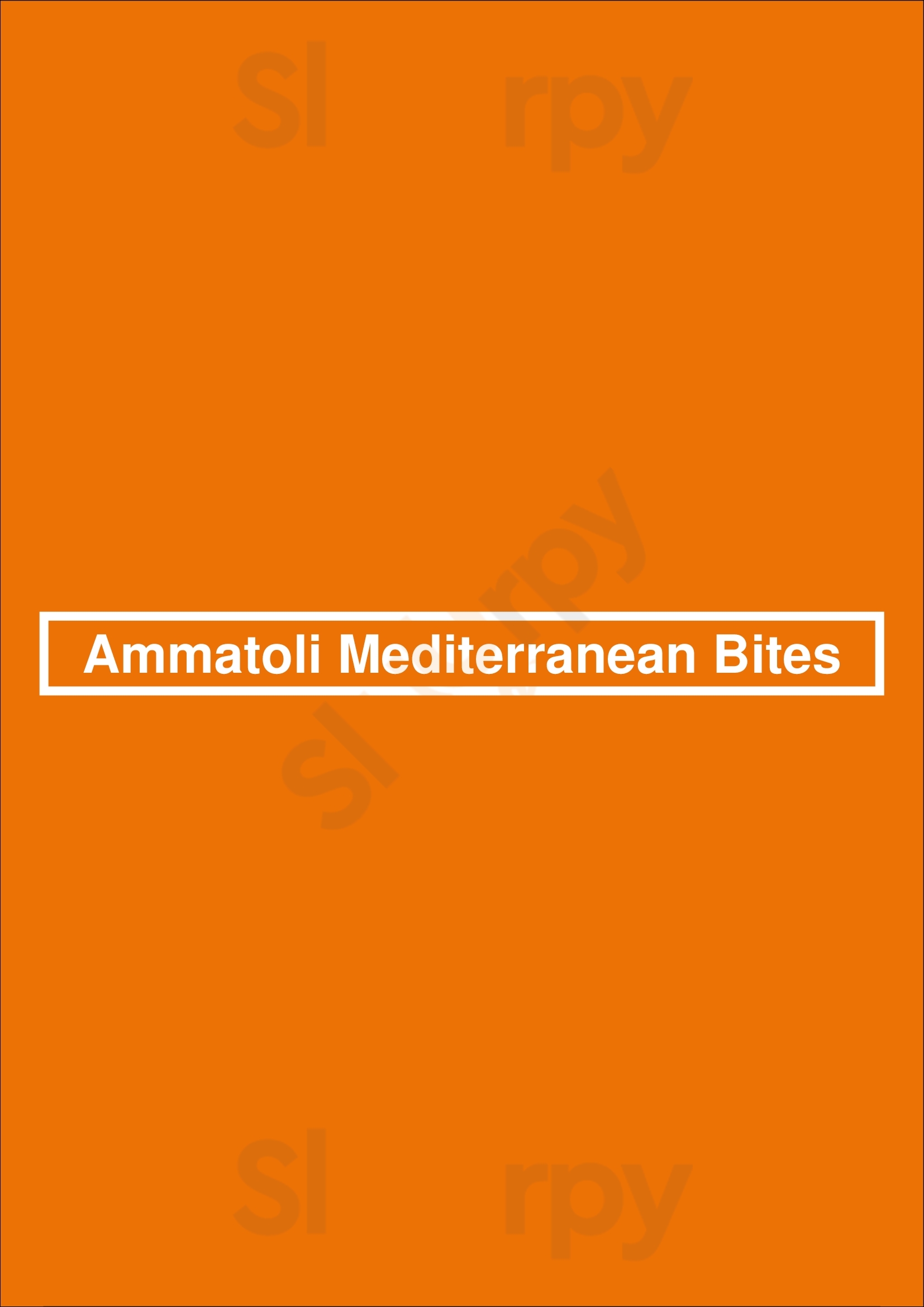 Ammatoli Mediterranean Bites Long Beach Menu - 1
