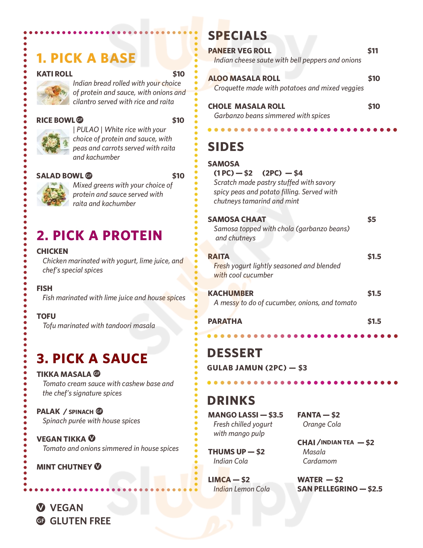 Main Menu - Spoon & Ladle