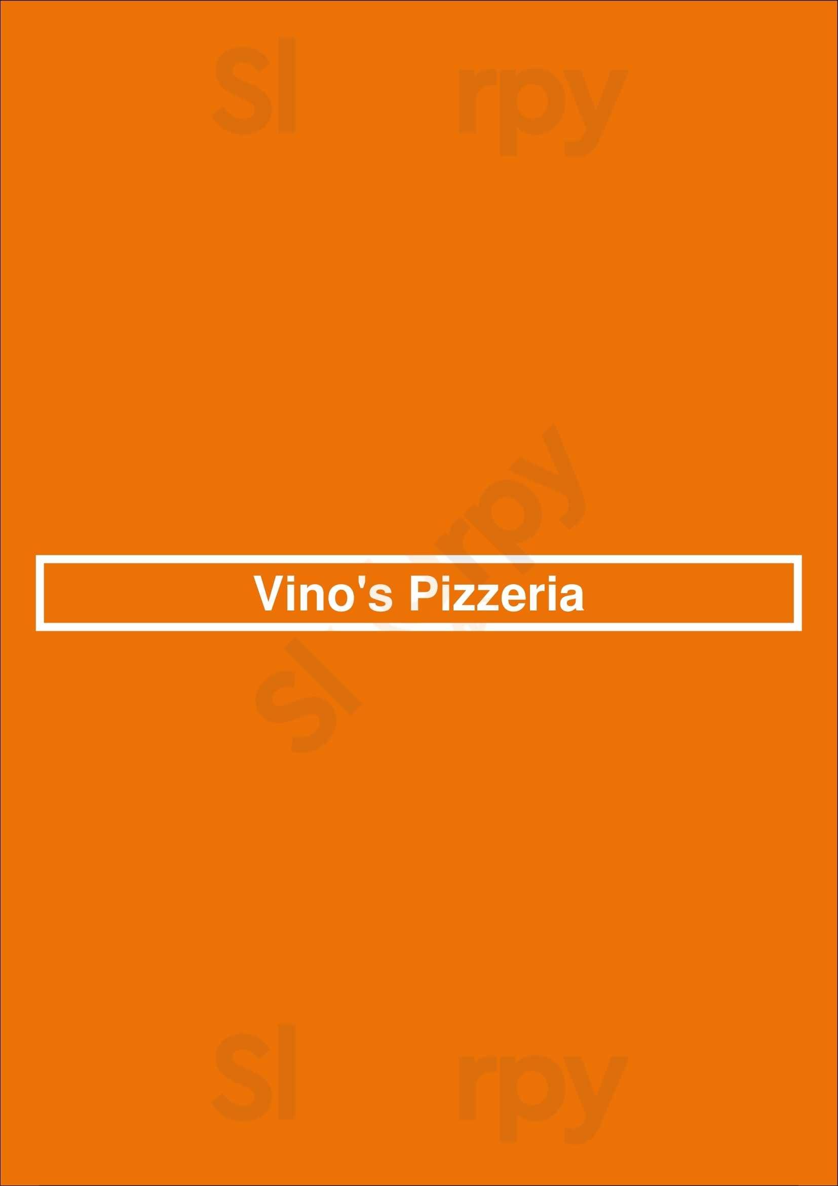 Vino's Pizzeria Greensboro Menu - 1