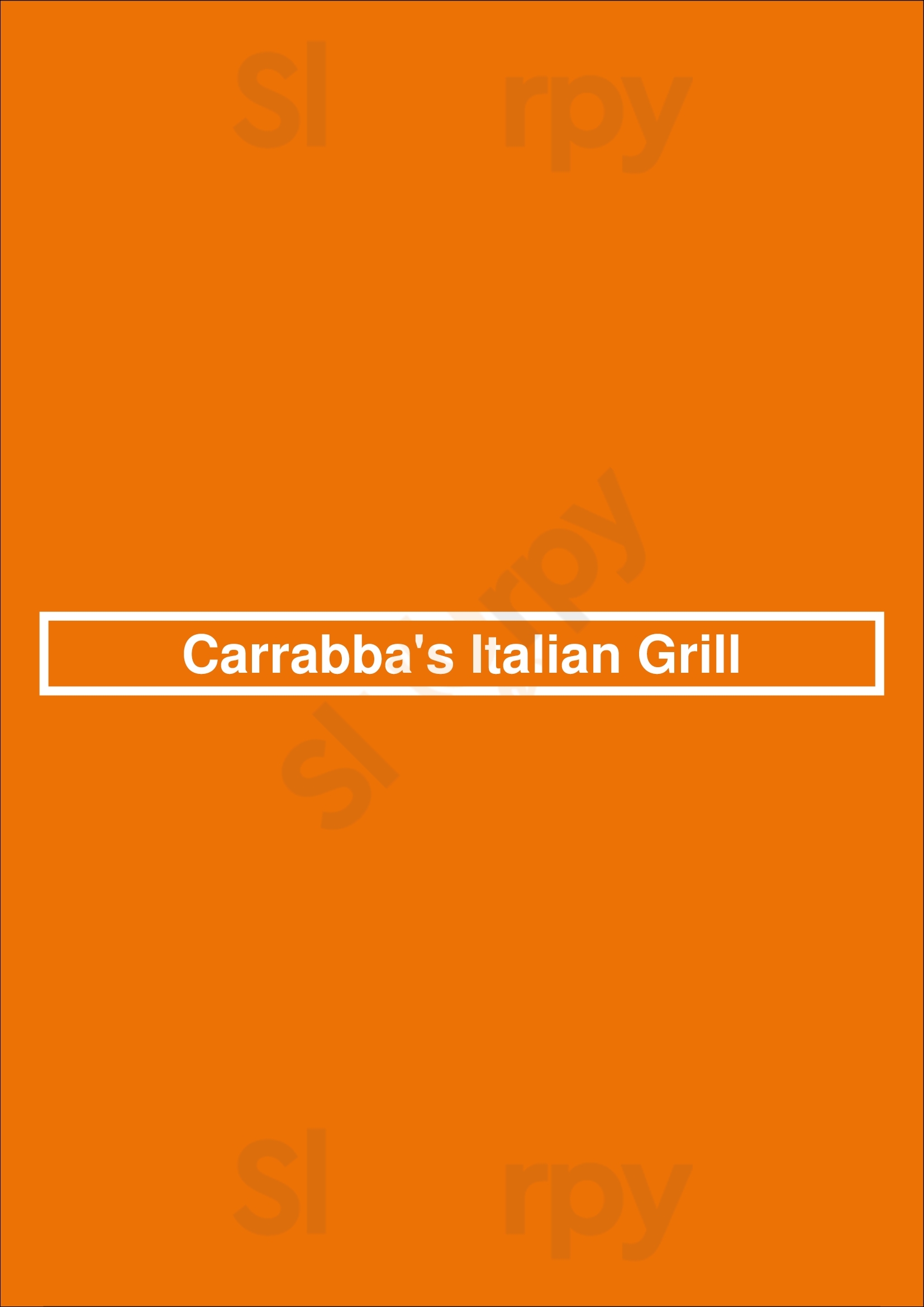 Carrabba's Italian Grill Miami Beach Menu - 1