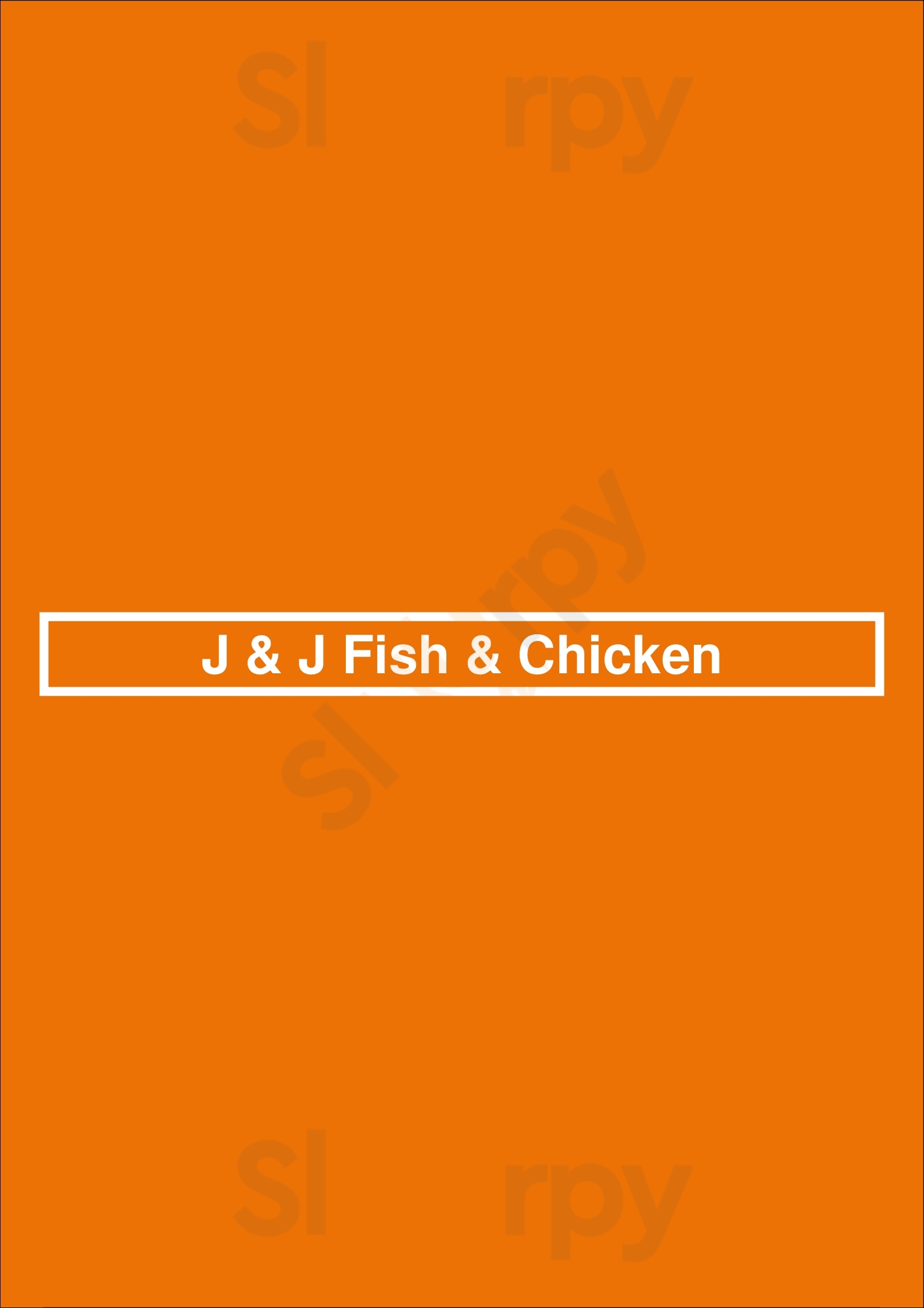 J & J Fish & Chicken Saint Paul Menu - 1