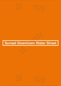 Sunset Downtown Water Street
