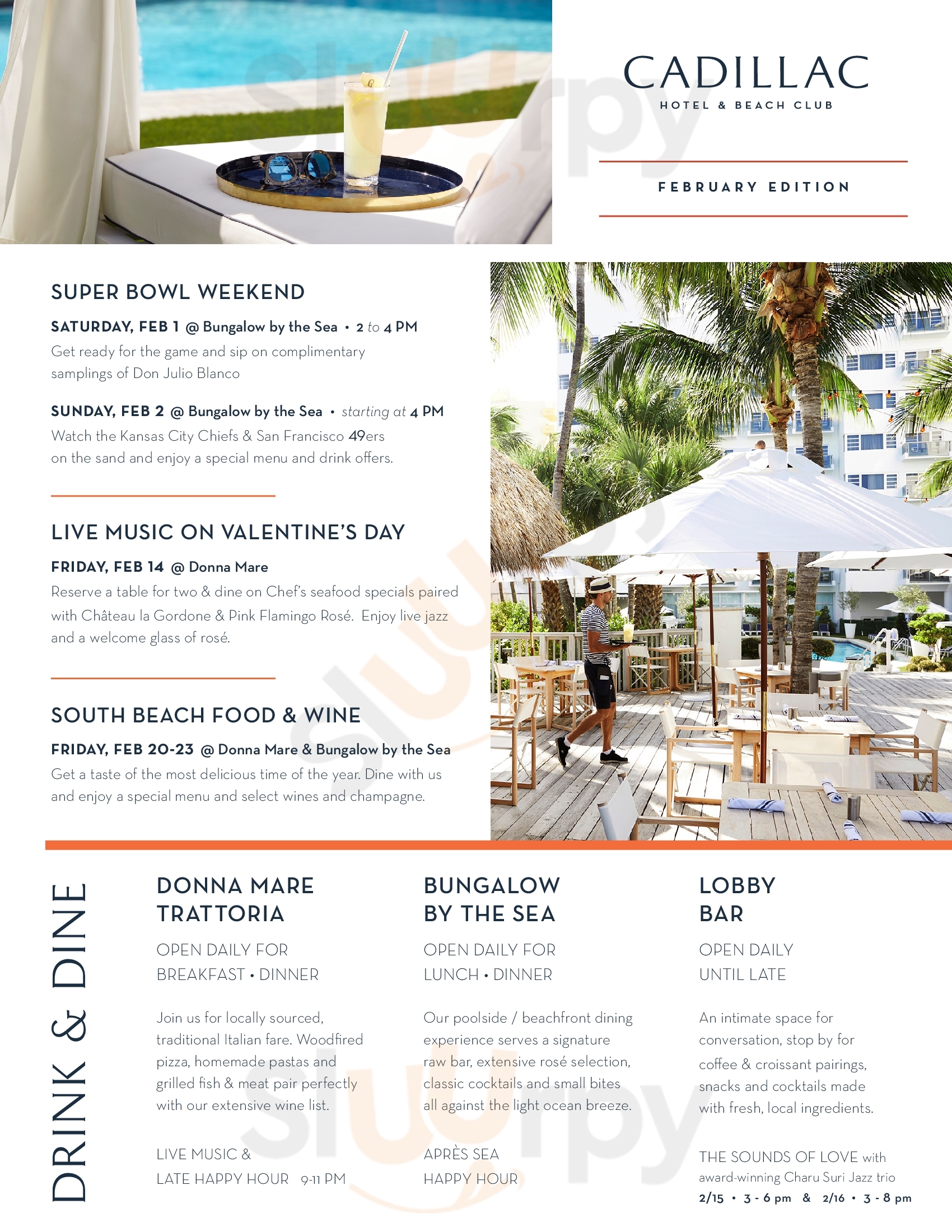 Cadillac Cafe Miami Beach Menu - 1