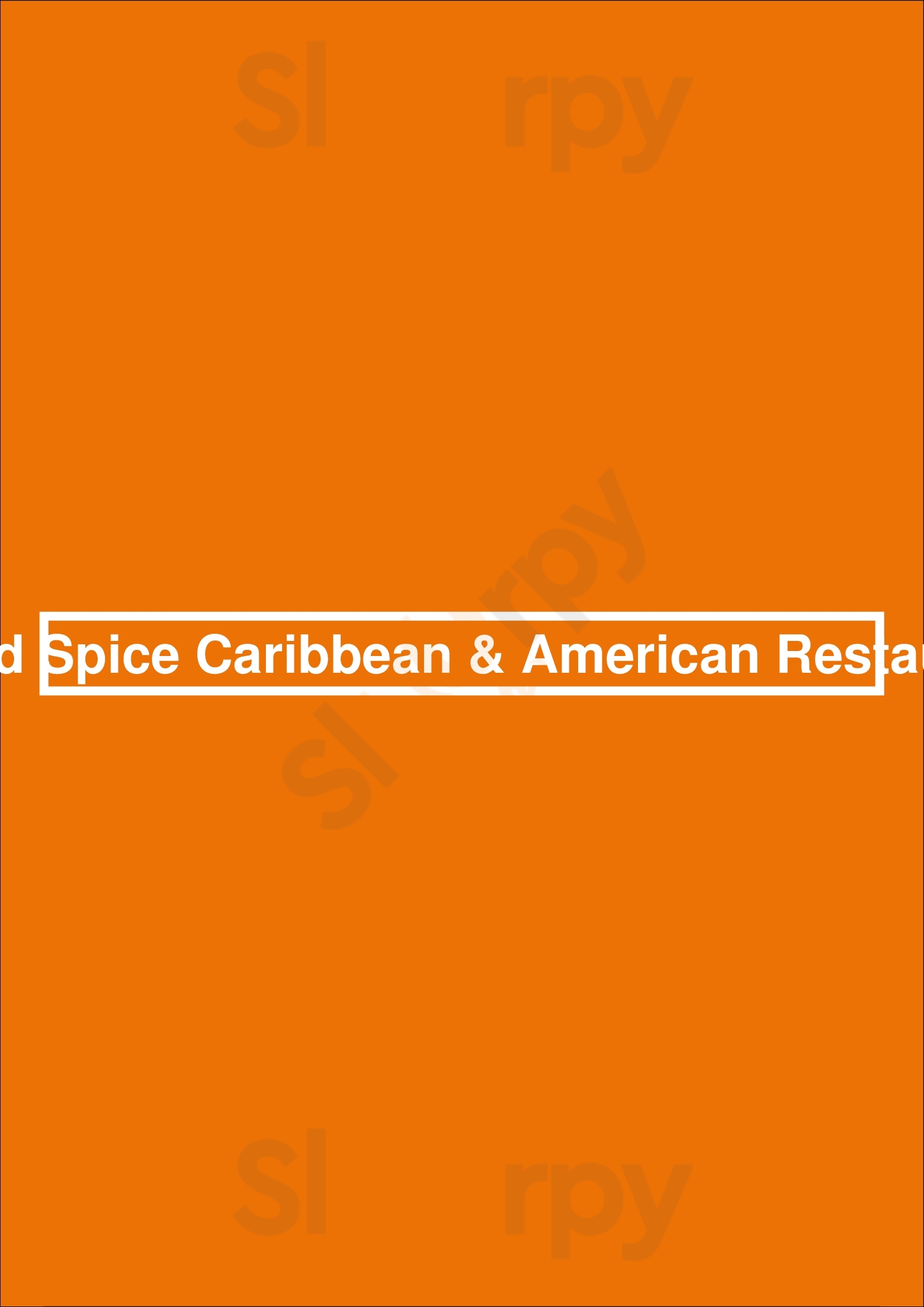 Island Spice Caribbean & American Restaurant Detroit Menu - 1