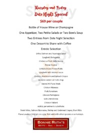 Bonnie Ruth's Bistro Bar Bakery Plano