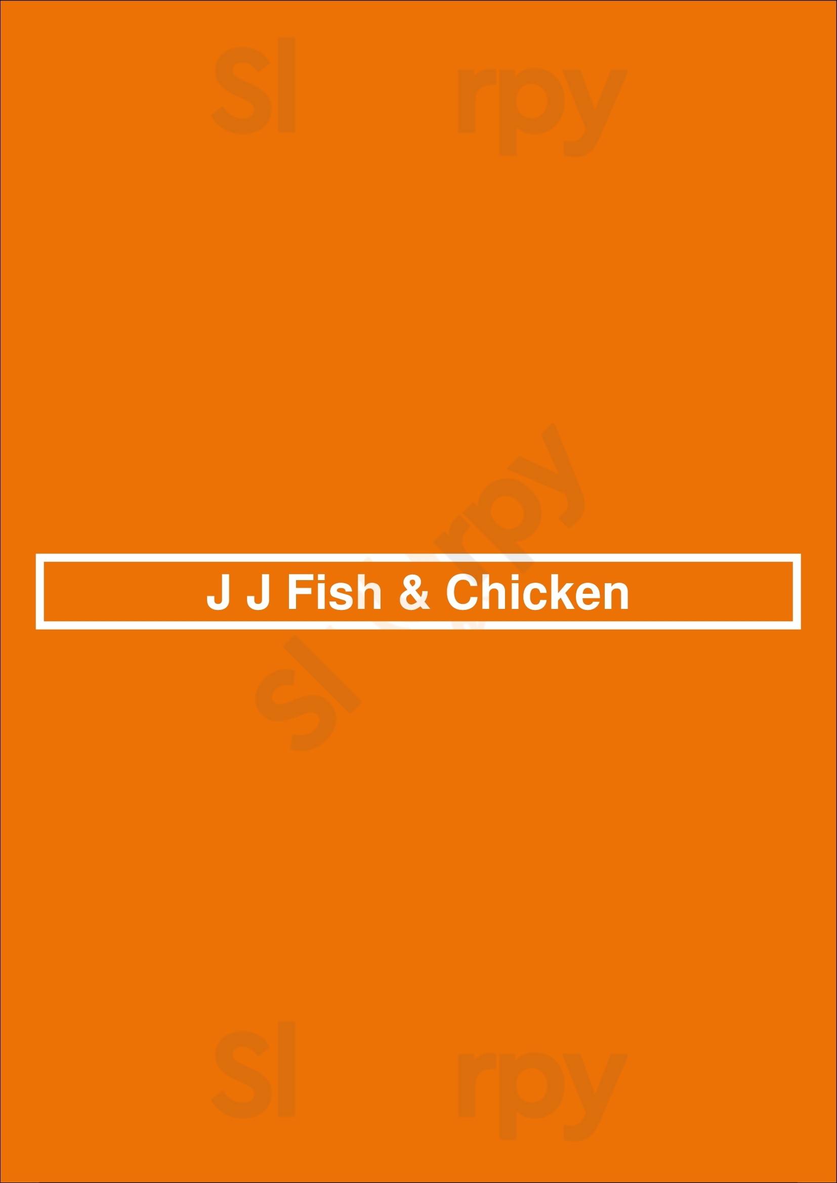 J J Fish & Chicken Detroit Menu - 1