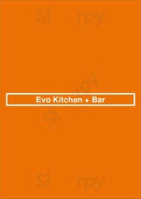 Evo Kitchen + Bar menu