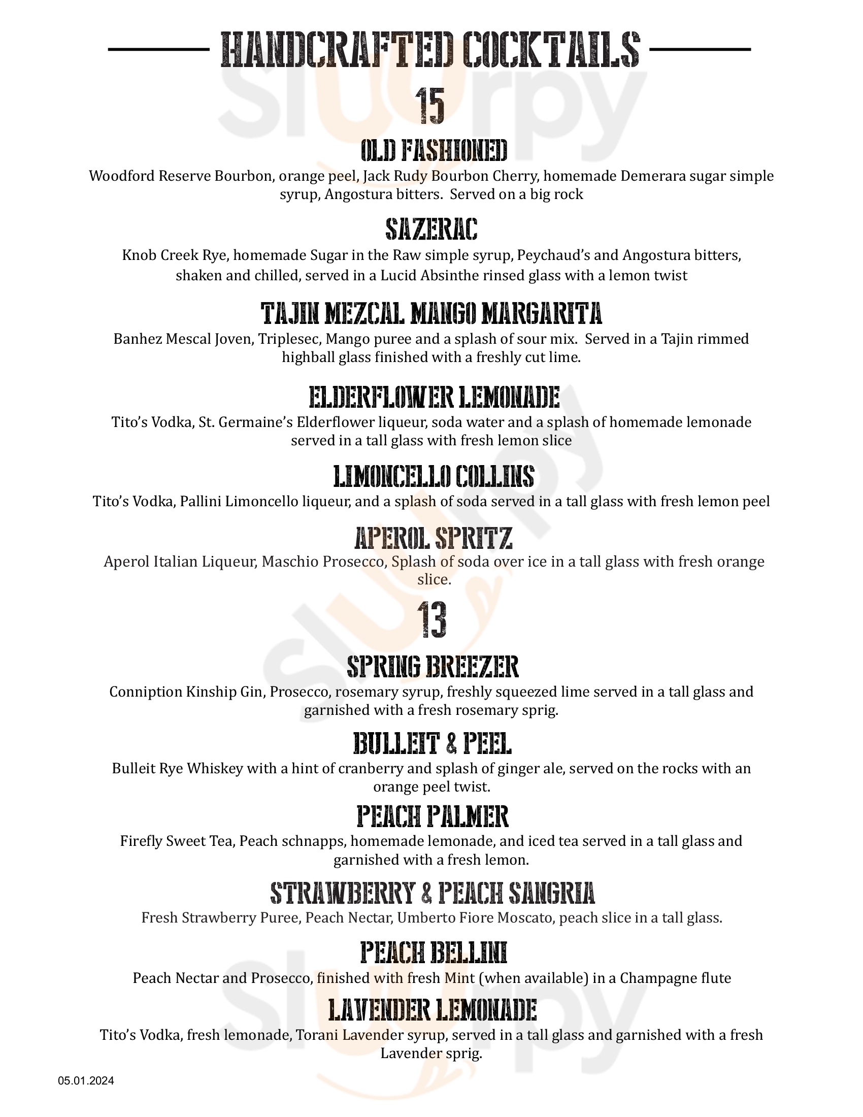 Main Menu - Luigi's Italian Restaurant & Bar