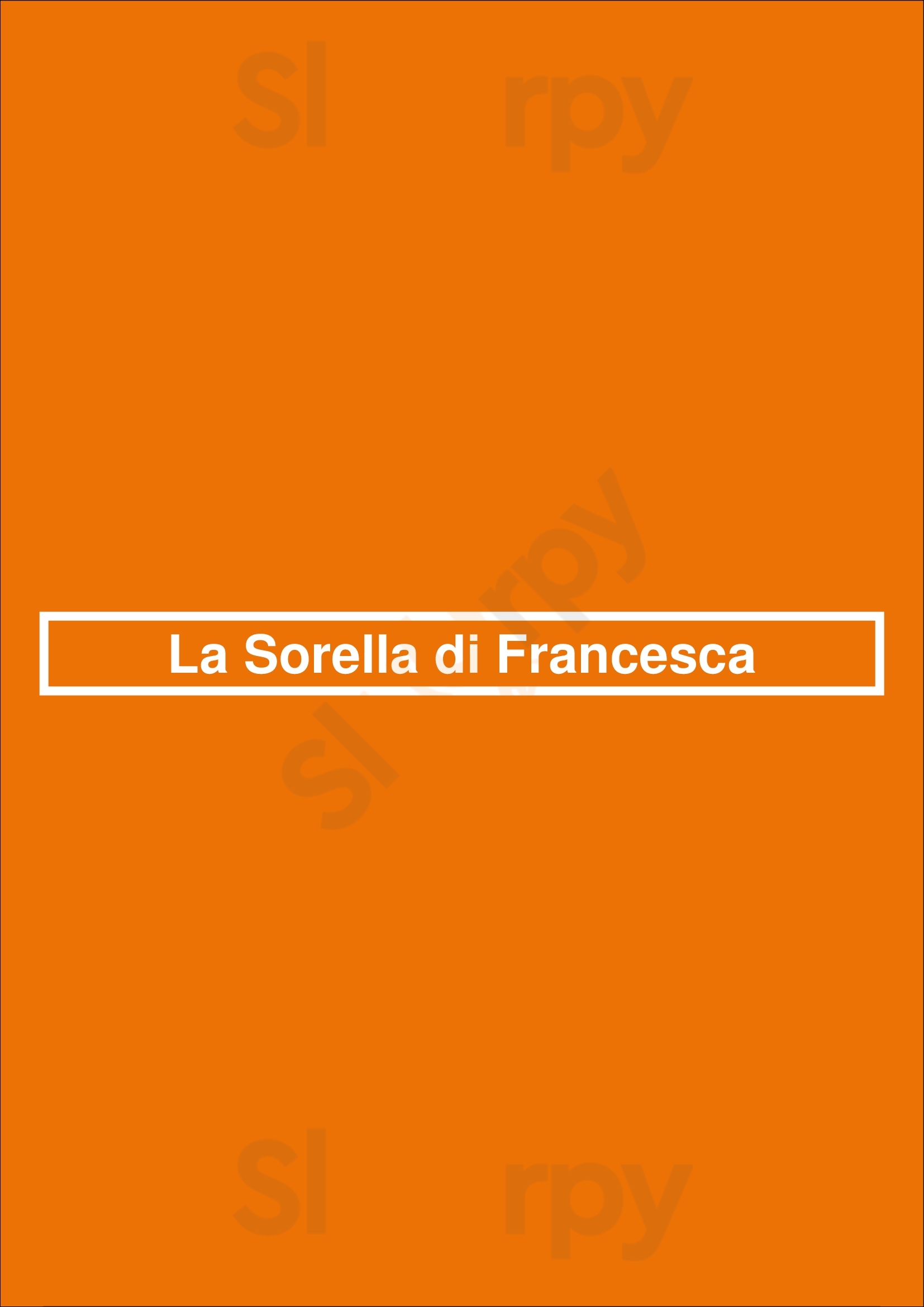 La Sorella Di Francesca Naperville Menu - 1