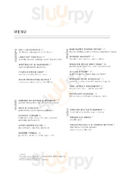 Isa Bistro menu