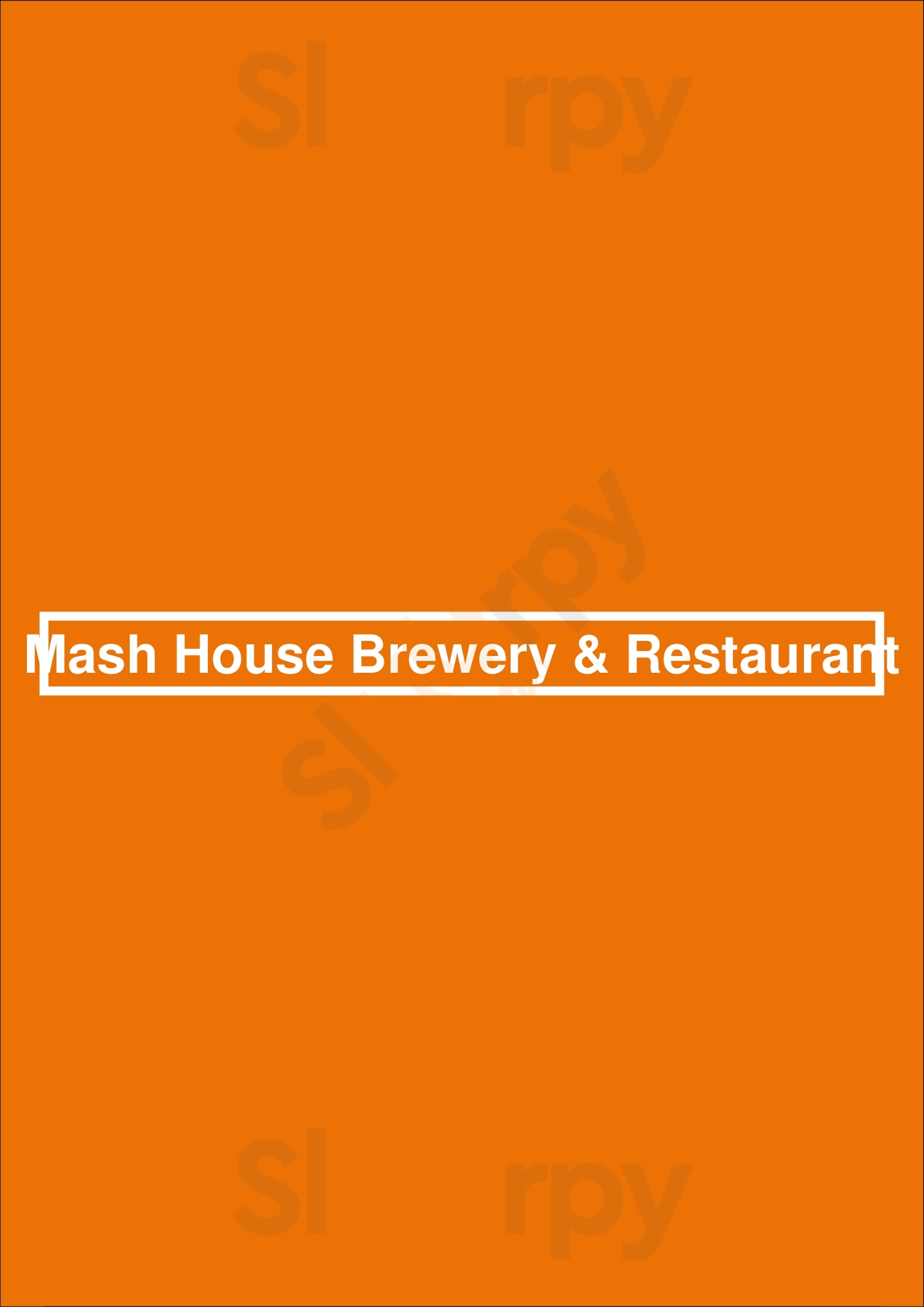 Mash House Brewery & Restaurant Fayetteville Menu - 1