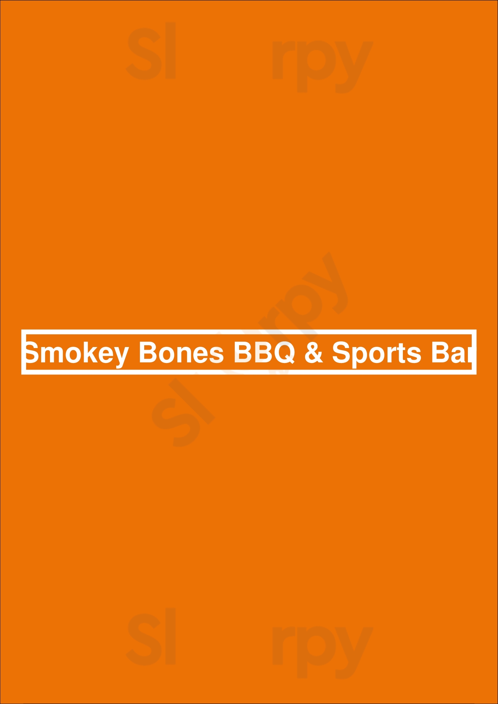 Smokey Bones Springfield Springfield Menu - 1