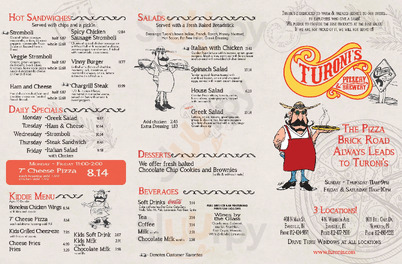 Turoni's Pizzery And Brewery