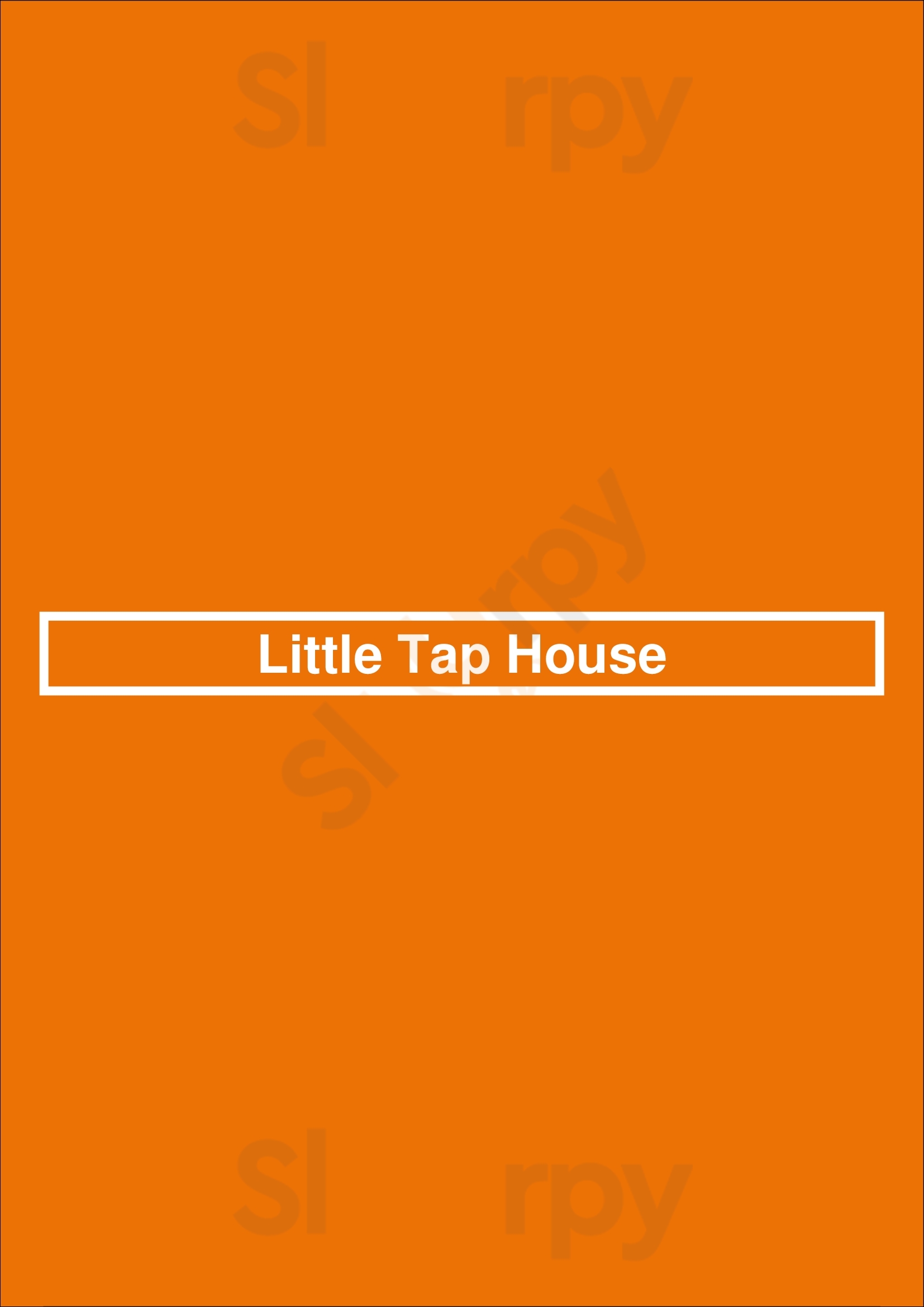 Little Tap House Portland Menu - 1