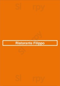 Ristorante Filippo menu