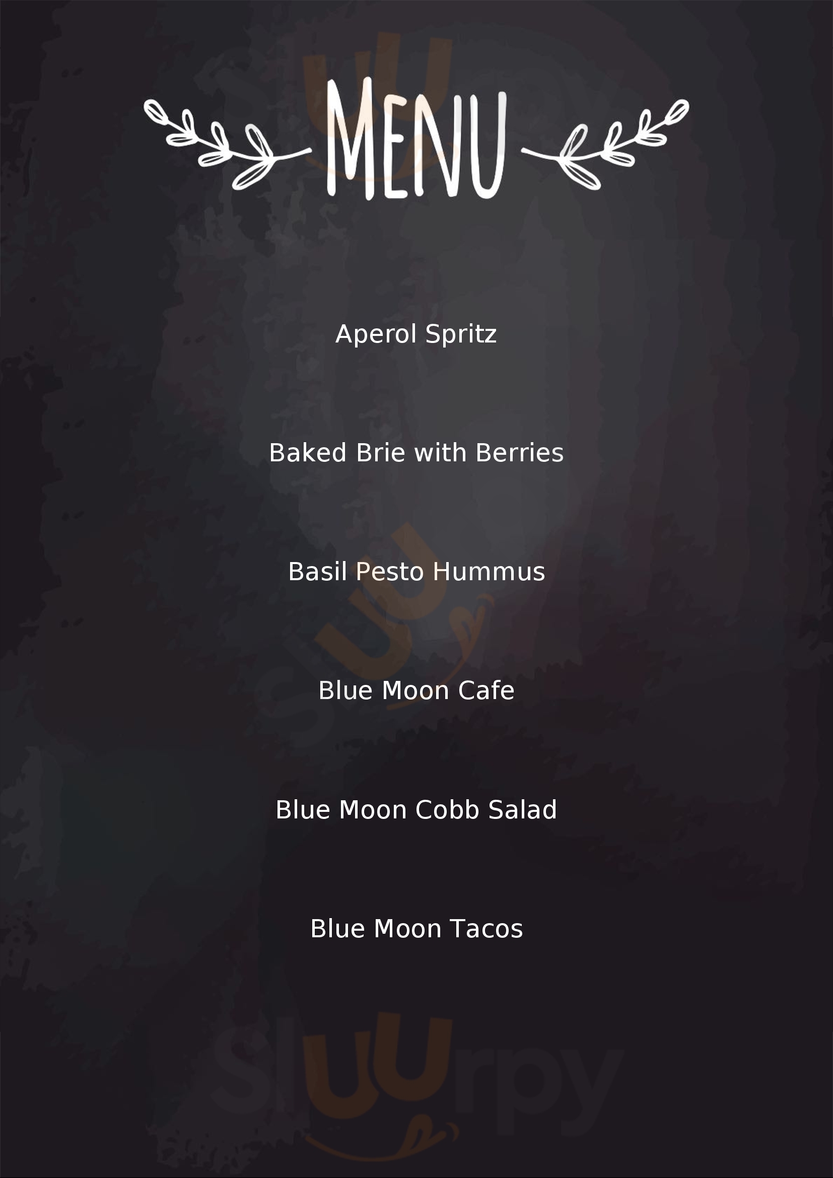 Blue Moon Cafe Fayetteville Menu - 1
