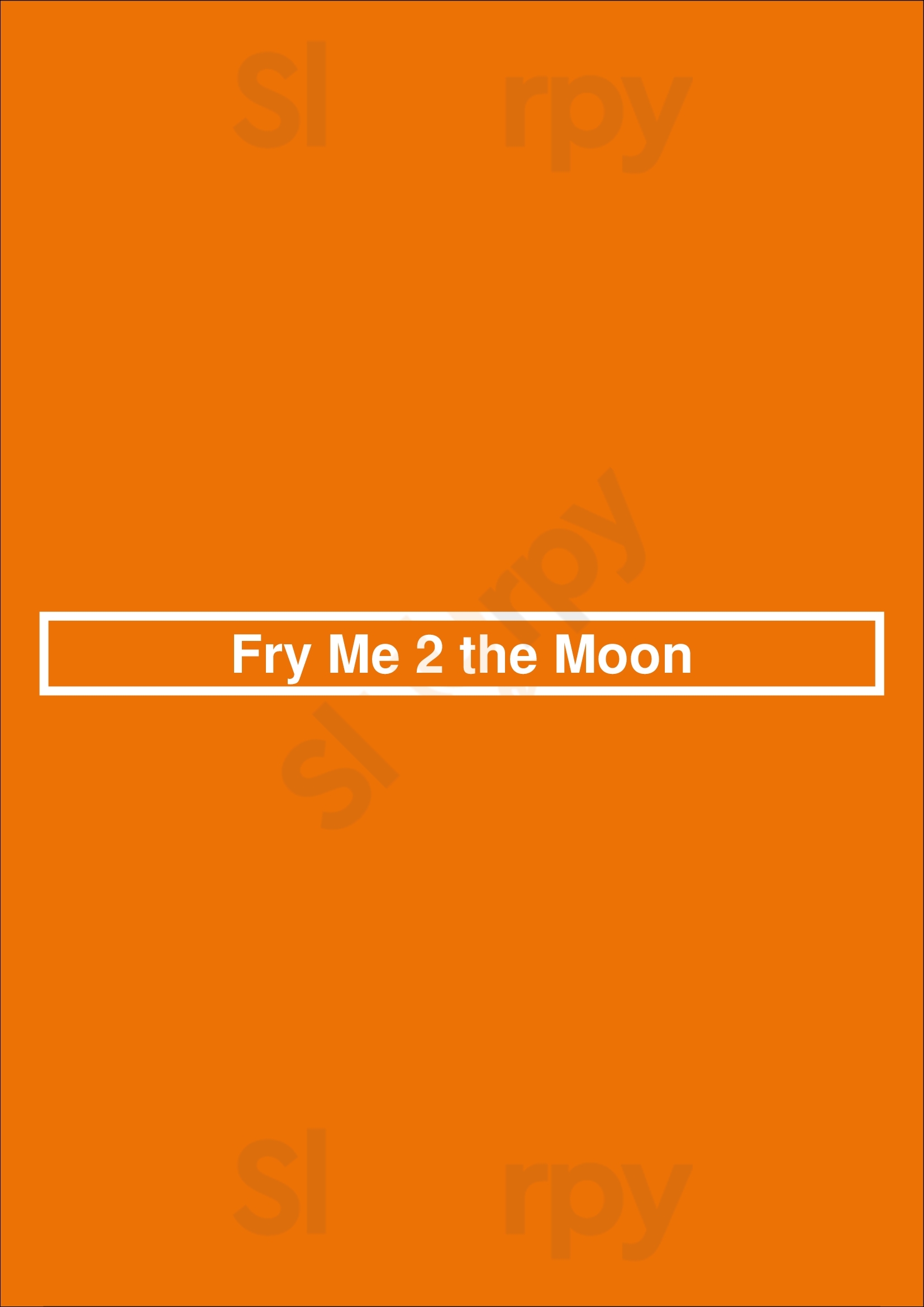 Fry Me 2 The Moon menù, Alpharetta - Main Menu | Sluurpy