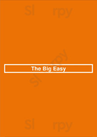 The Big Easy menu