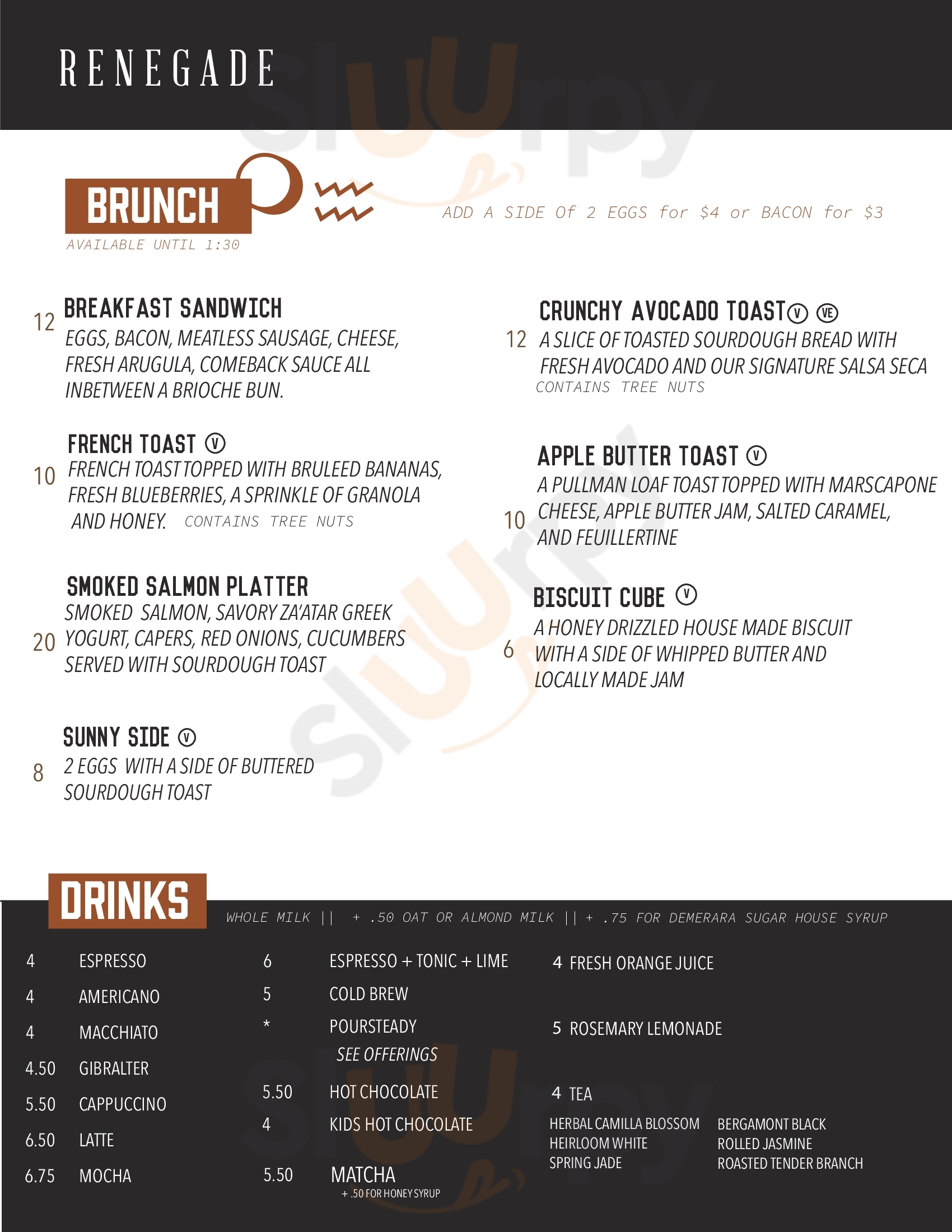 Main Menu - Devout Coffee