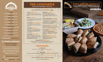 Portland Pie Company menu