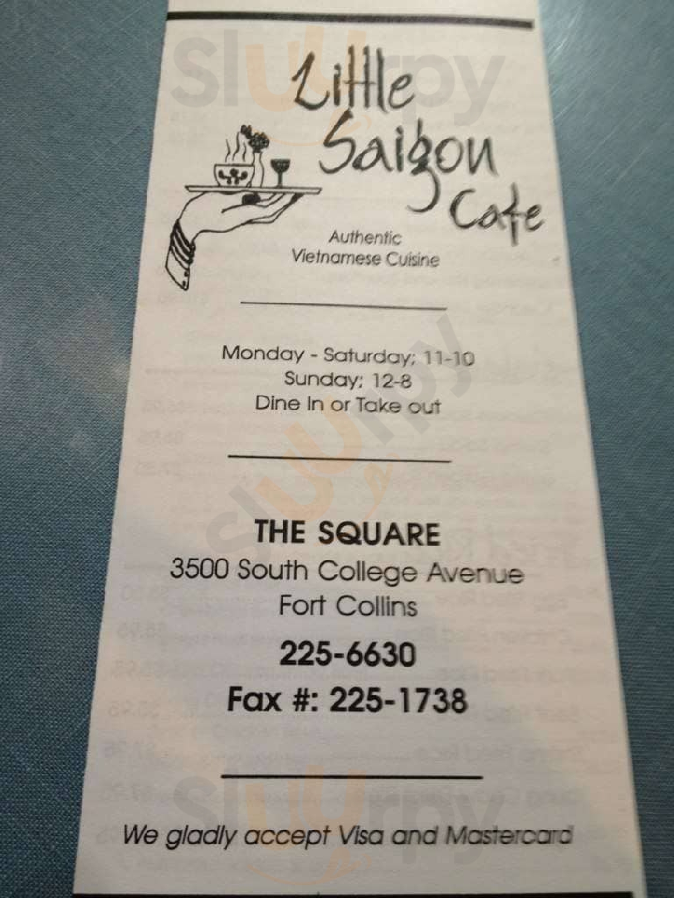 Little Saigon Cafe Fort Collins Menu - 1