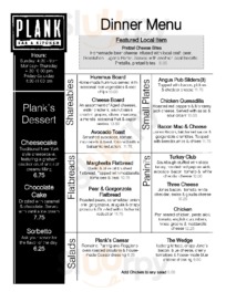 Plank Bar & Kitchen, Naperville