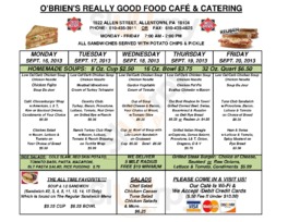 O'brien's Really Good Food