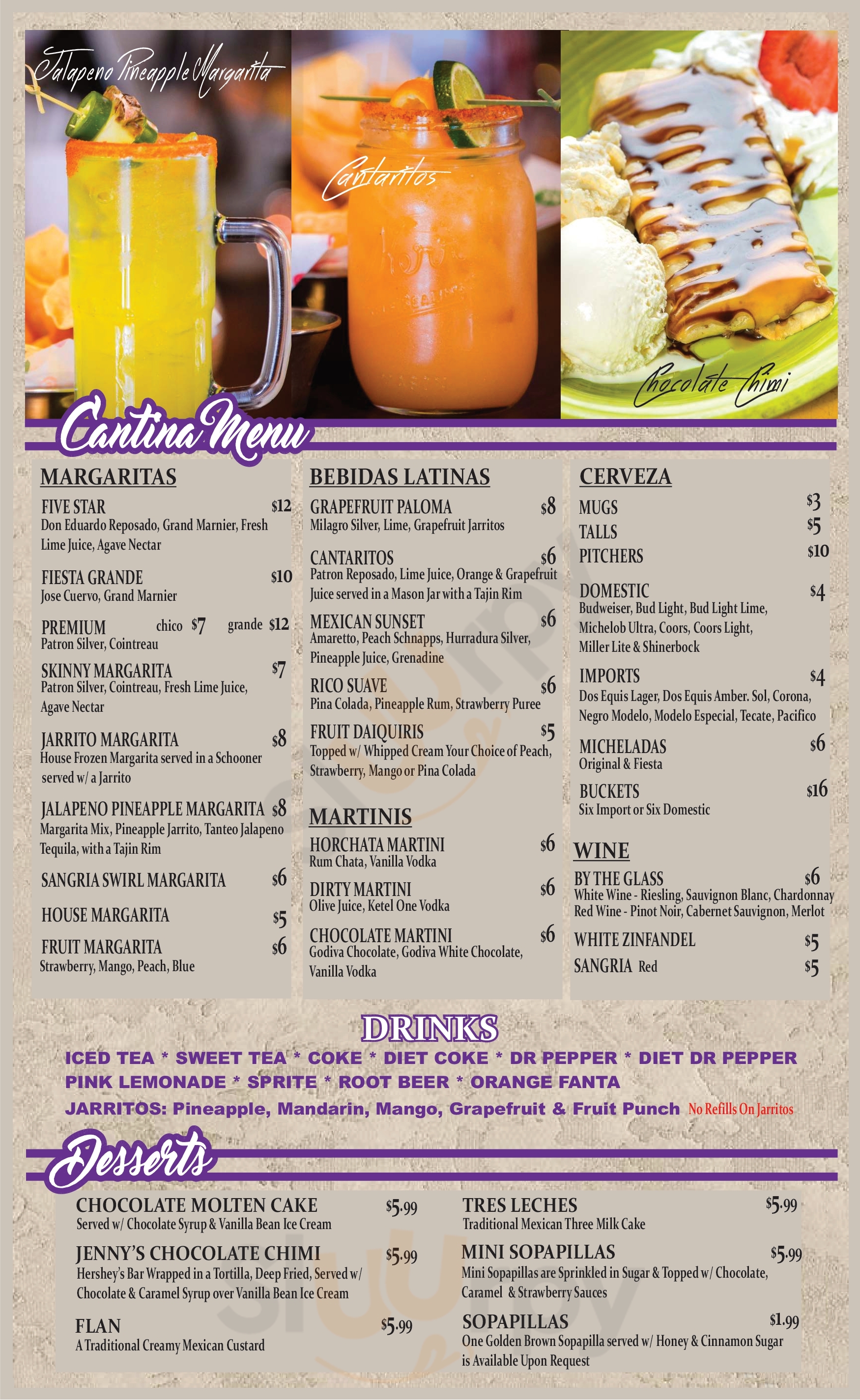 Main Menu - La Fiesta Grande