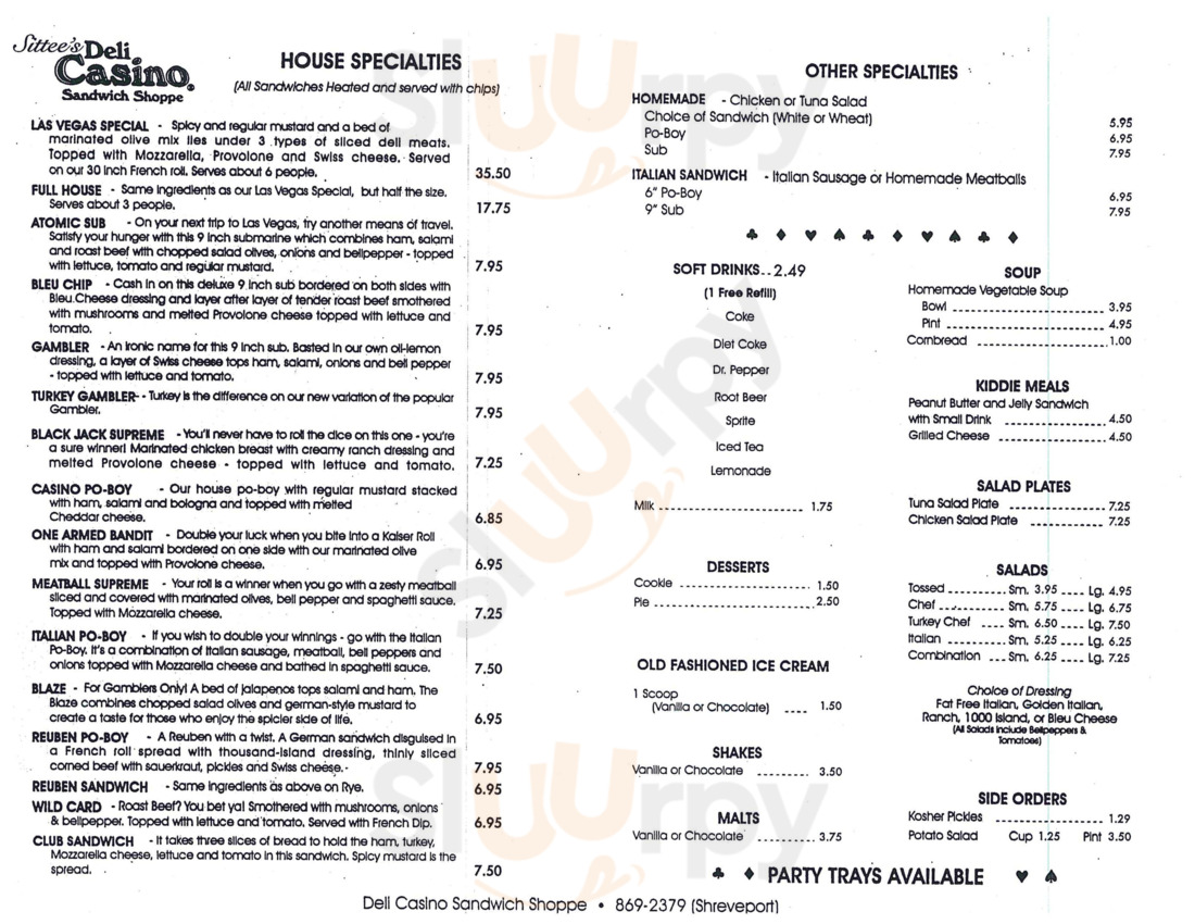 Deli-casino Sandwich Shoppe