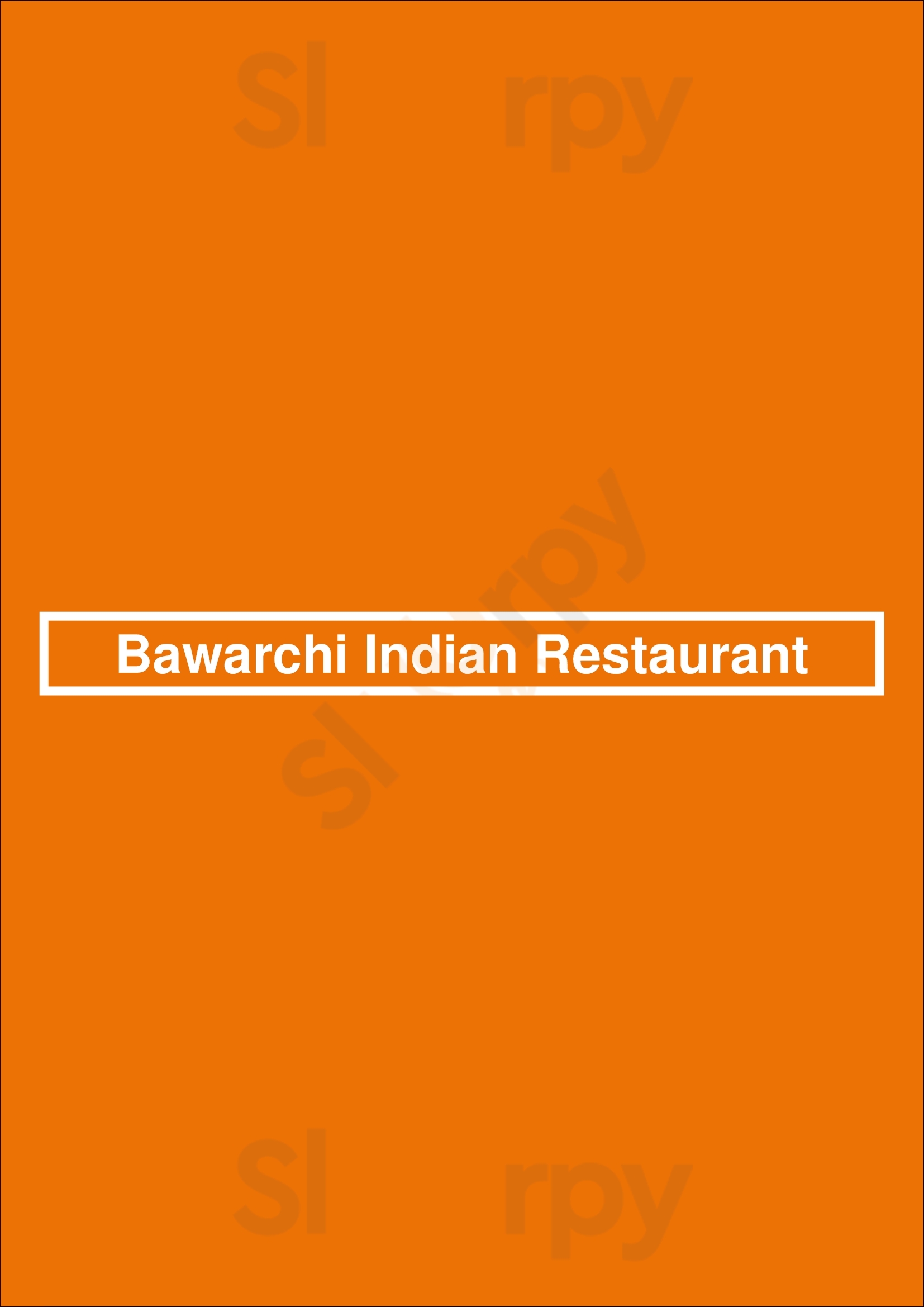 Main Menu - Bawarchi Indian Restaurant