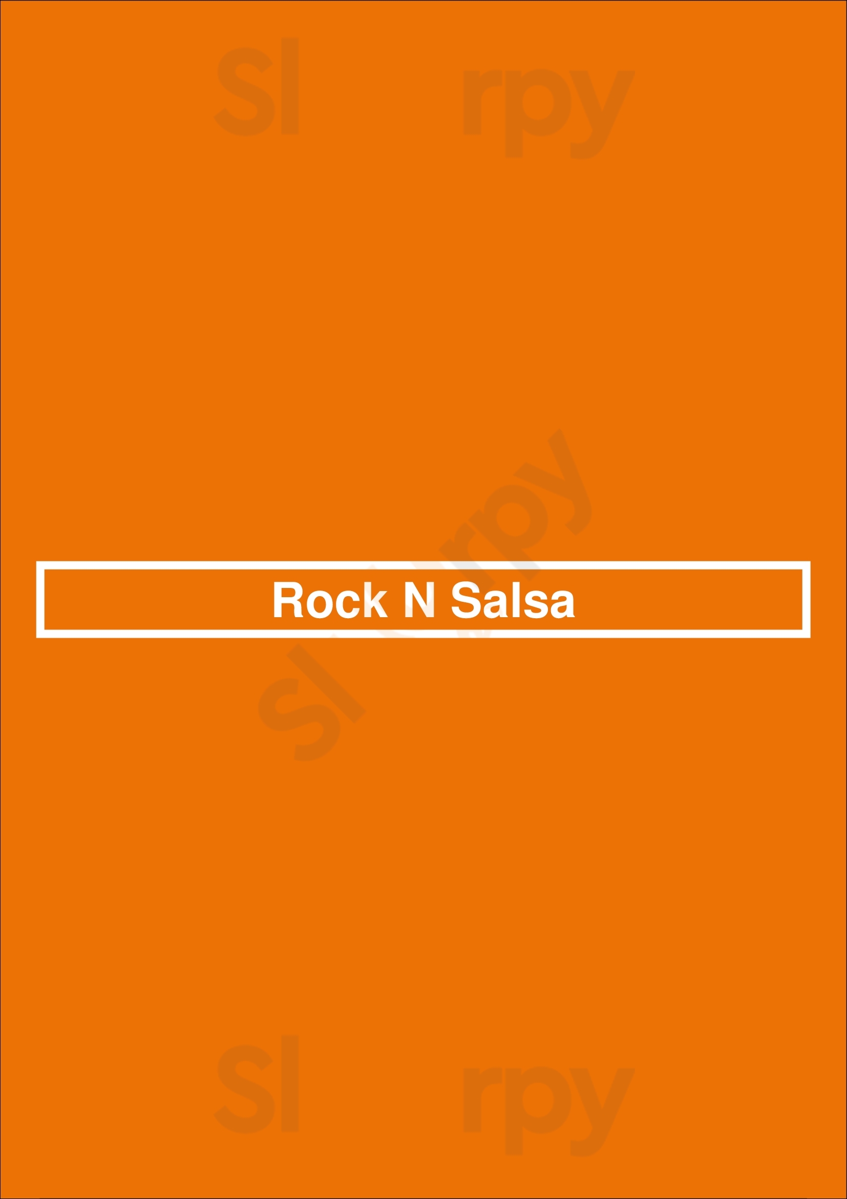 Main Menu - Rock N Salsa