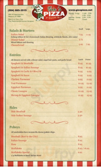 Gio's Pizza & Spaghetti House