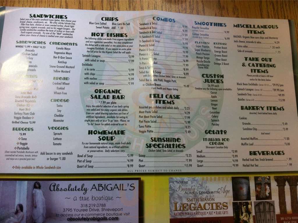 All - Sunshine Health Market