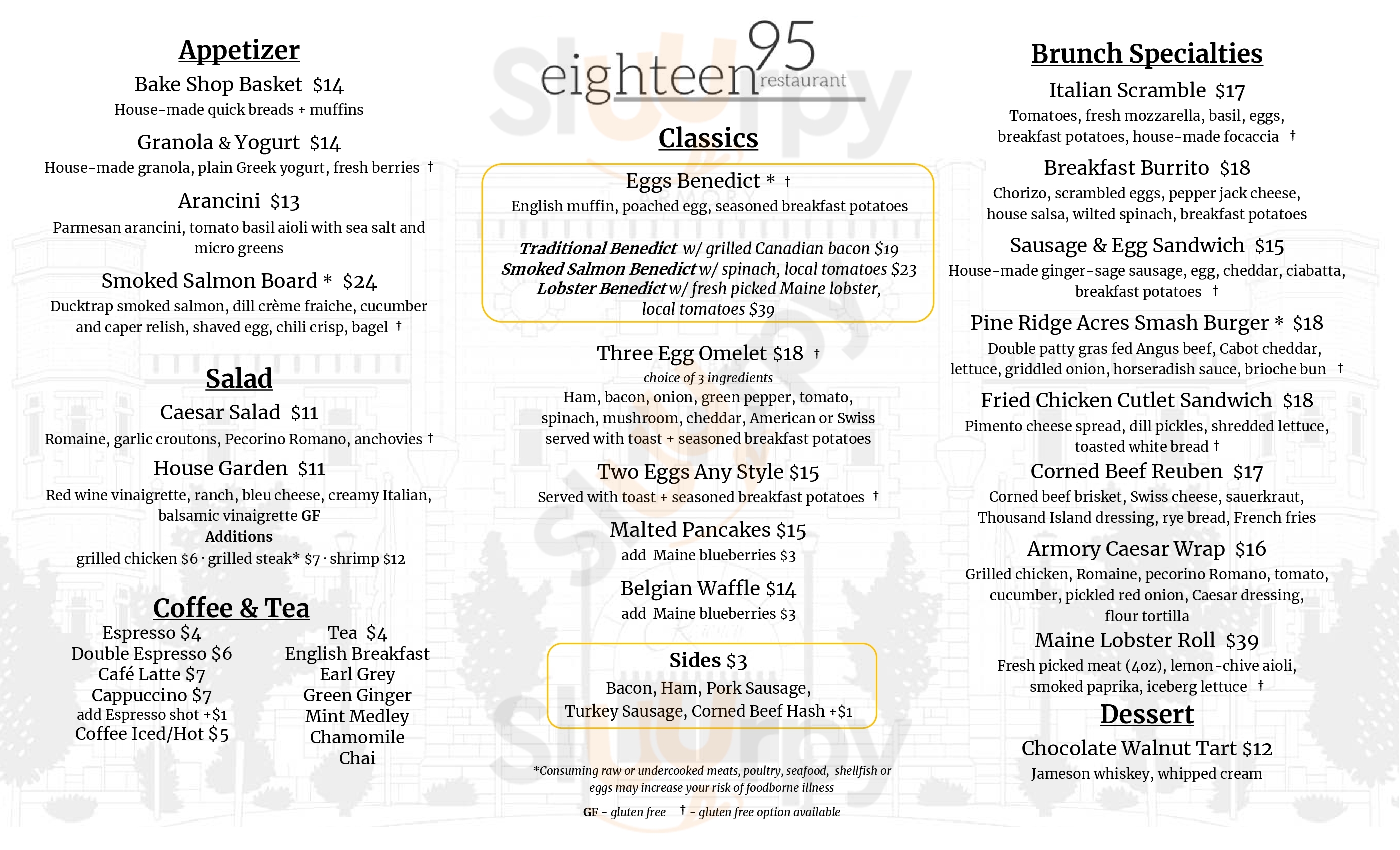 Main Menu - Old Port Tavern