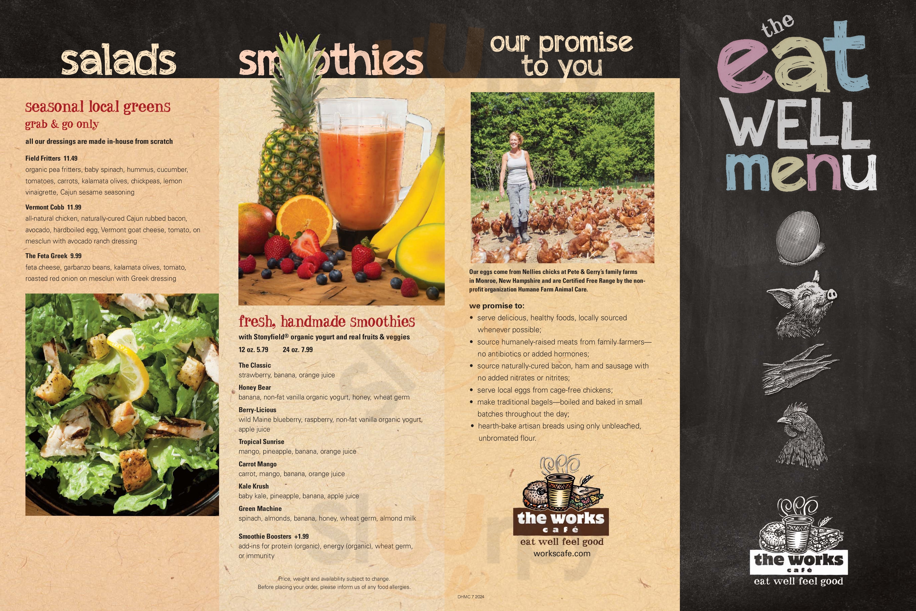 Main Menu - The Works Bakery Cafe'