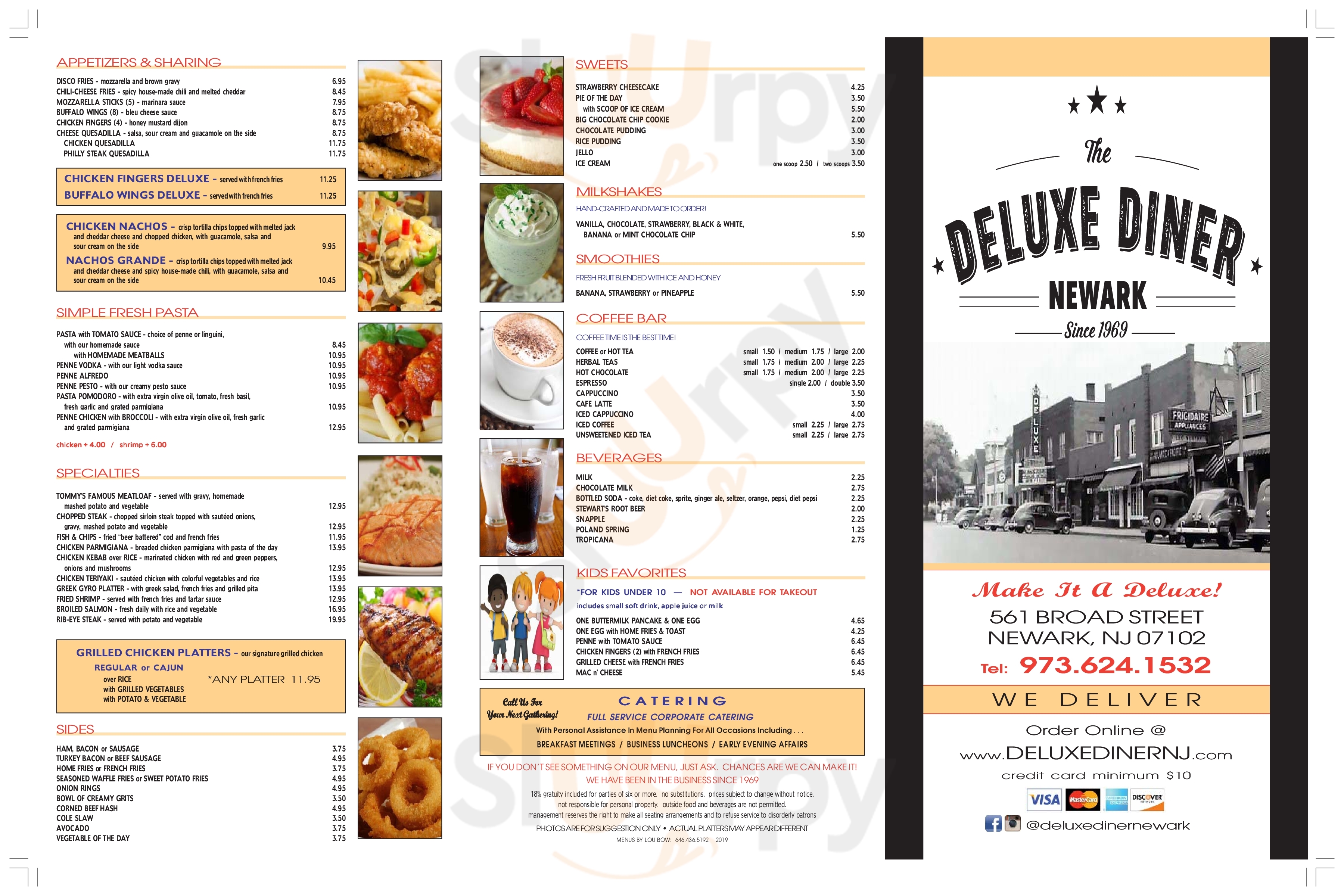 Deluxe Diner Newark Menu - 1
