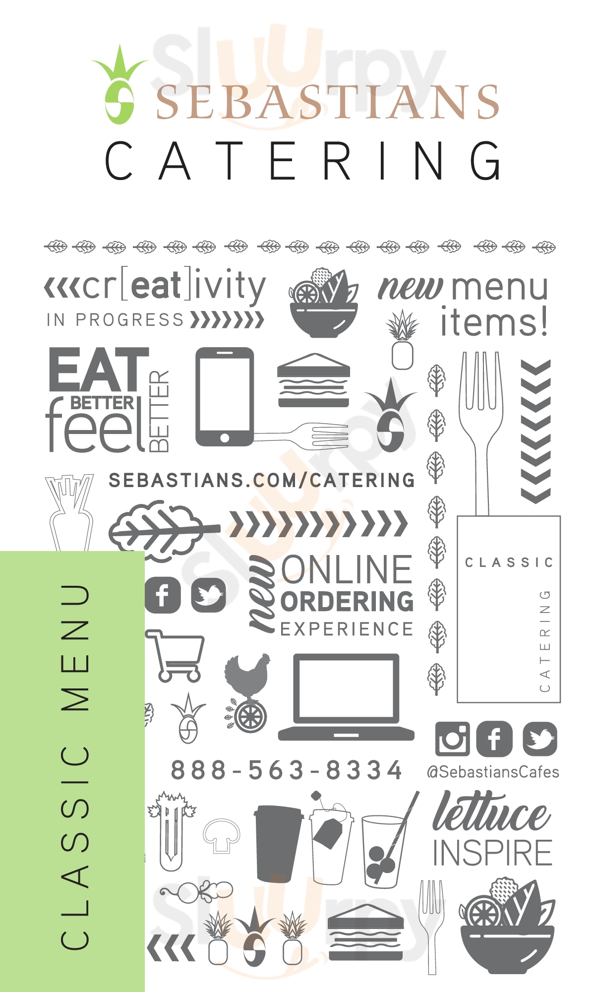 Main Menu - Sebastians Cafe
