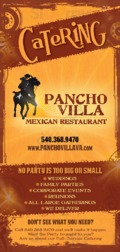 Pancho Villa Mexican Reastruant, Fredericksburg