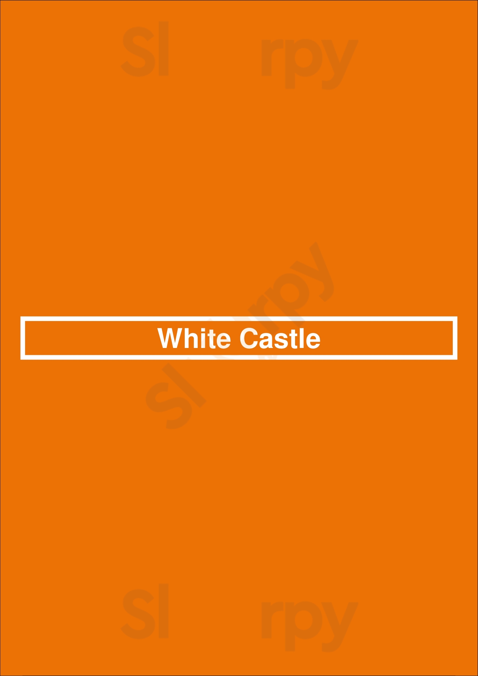 Main Menu - White Castle