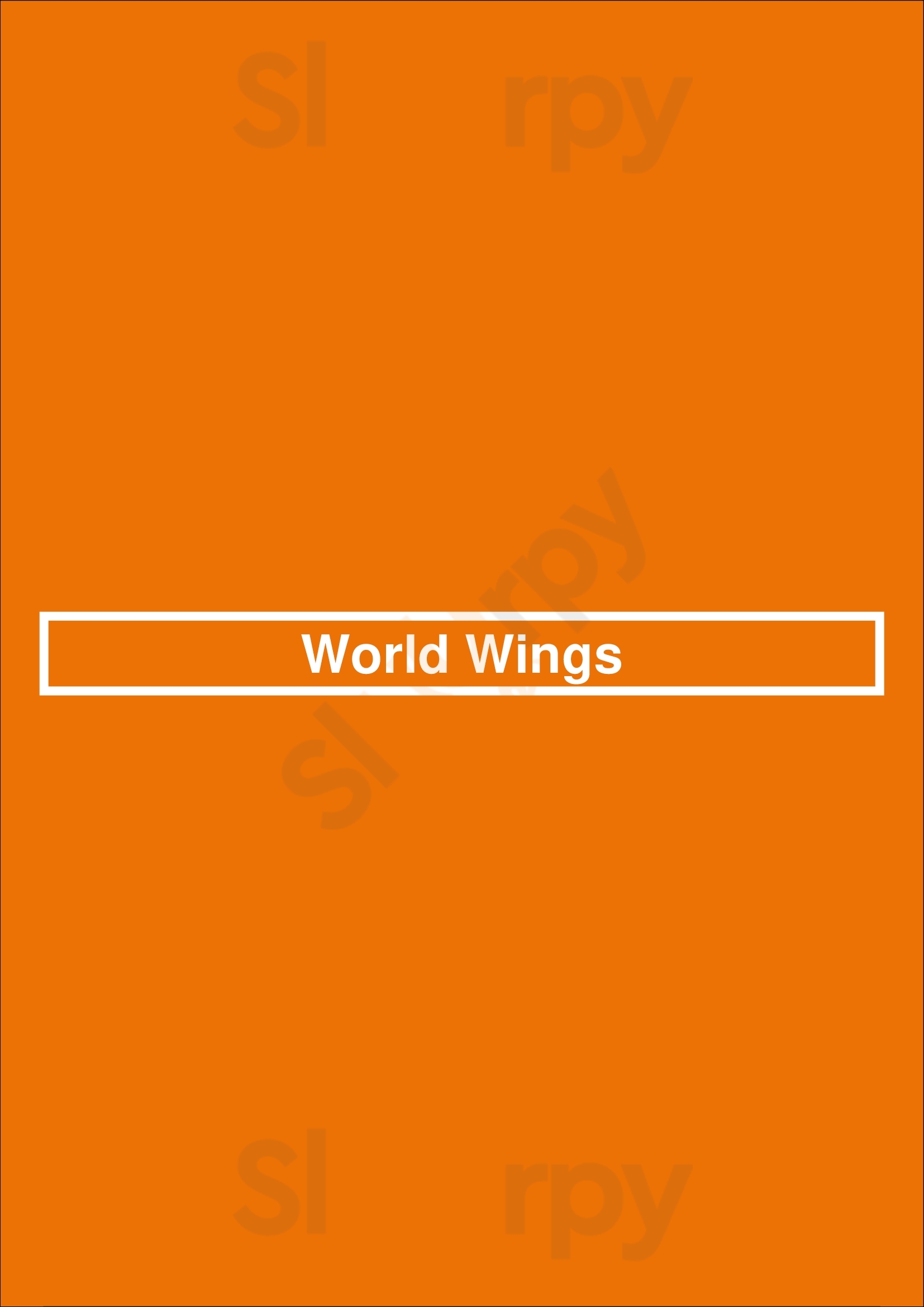 Main Menu - World Wings