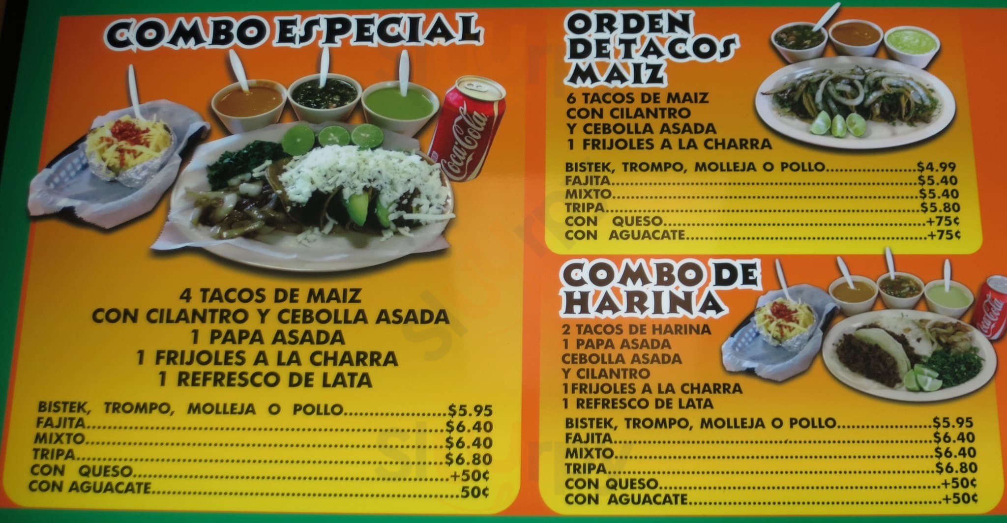 Taqueria Jalisco McAllen Menu - 1