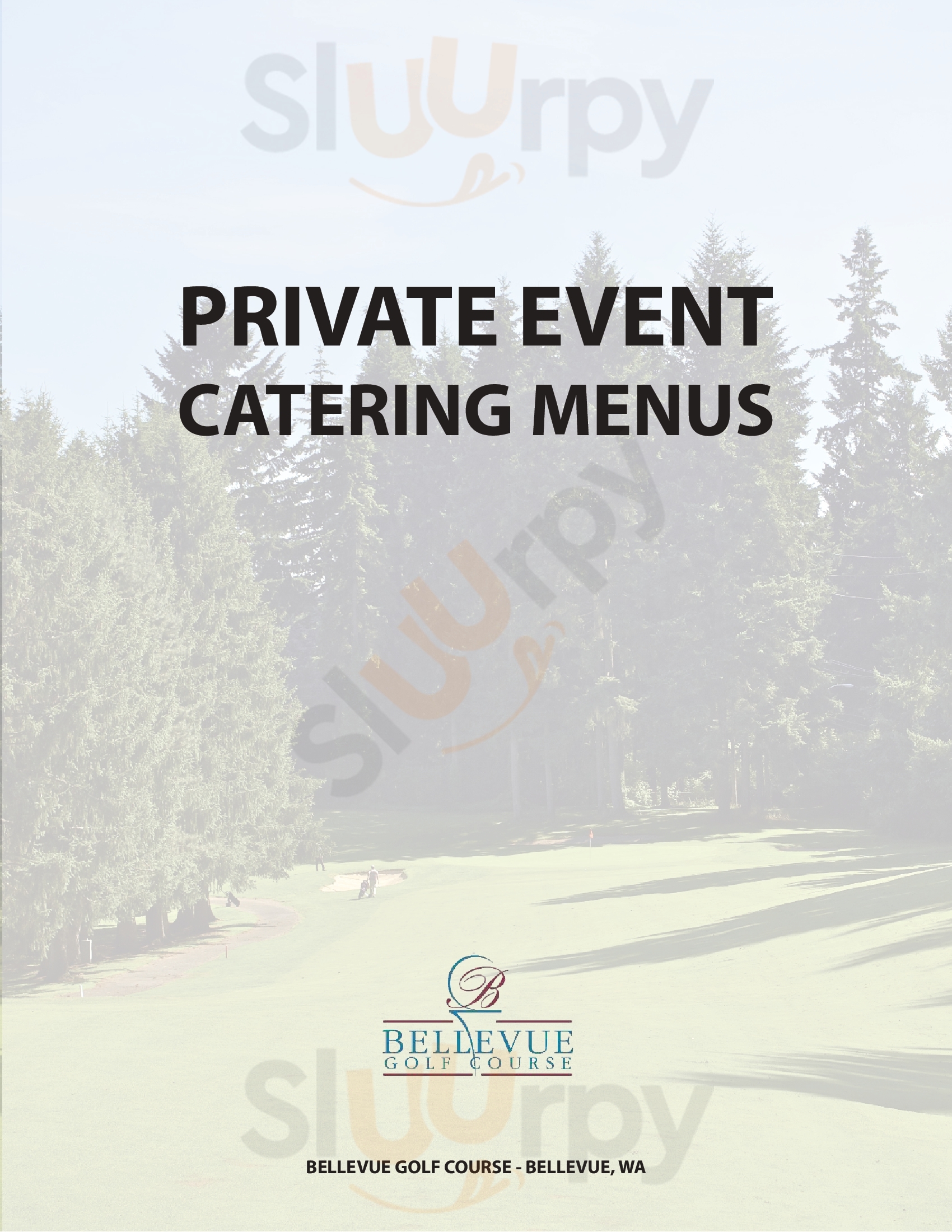 Main Menu - Bellevue Grill