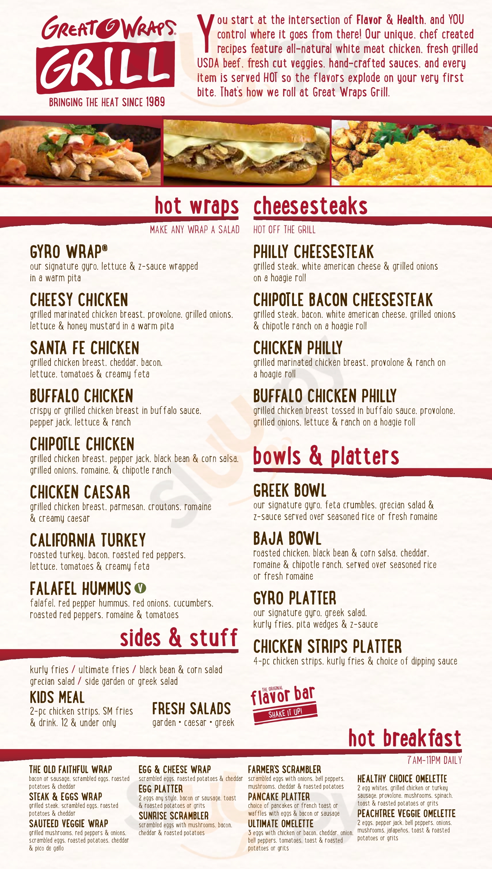 Main Menu - Great Wraps
