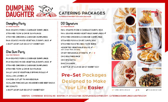 Dumpling Daughter menu