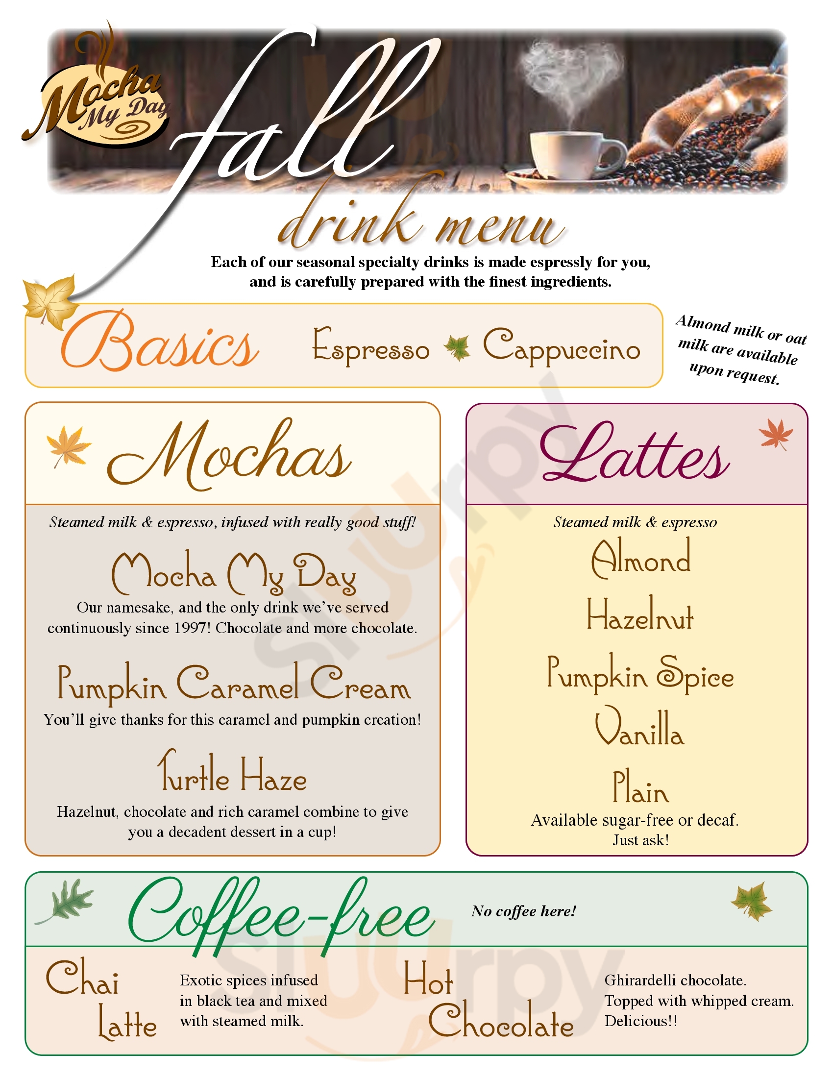 Mocha My Day Alpharetta Menu - 1