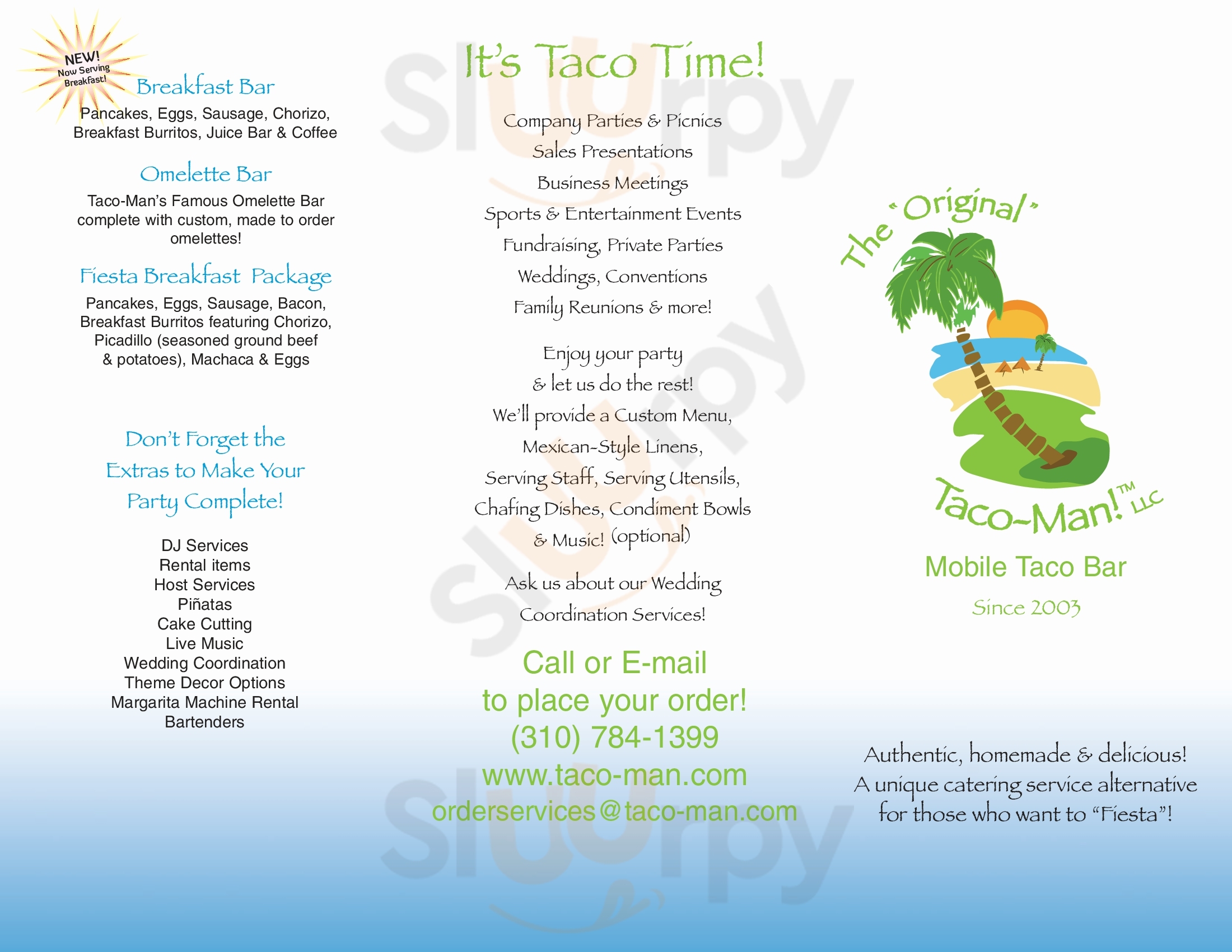 The Original Taco-man Torrance Menu - 1